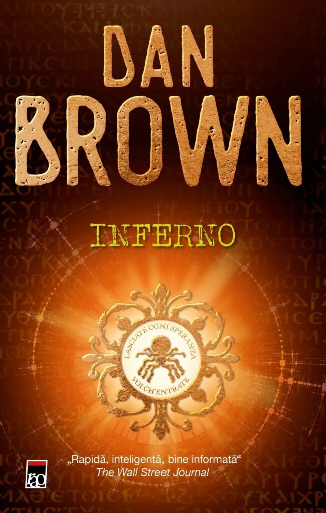 Recenzie Inferno Dan Brown profesor Robert Langdon Dante Alighieri