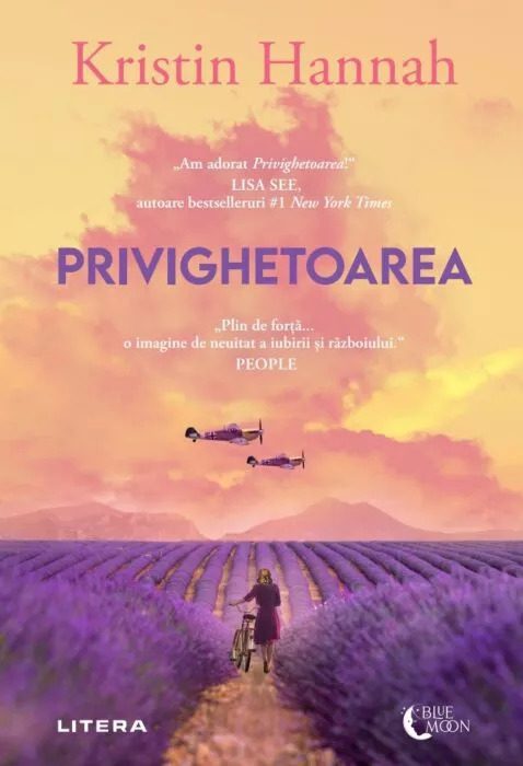 Coperta cărții Privighetoarea de Kristin Hannah, ediția Litera, colecția Blue Moon